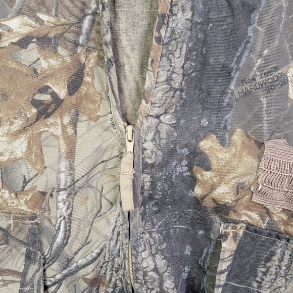 Saftbak Vintage Duck Hunting Camoflage Camo Woodland Print Vest L - Picture 9 of 15